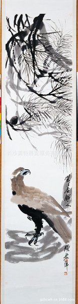 齐白石《雕》客厅配画书房配画软装名画名画复制