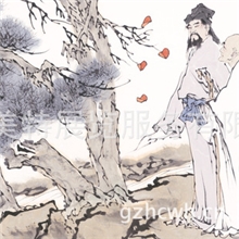 【美特艺品】范曾后赤壁赋国画中国画高仿人物画办公室画