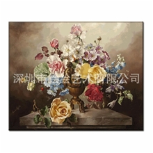 装饰画客厅古典欧式美式装饰画餐厅书房走廊花卉装饰画心批发
