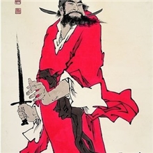 正品钟馗人物佛教镇宅辟邪丝绸高仿画客厅装饰画特价