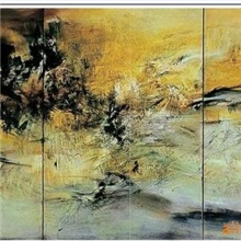 批发供应抽象油画装饰画风景画