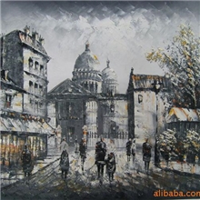 批发建筑油画地中海油画