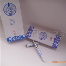 全球最大陶瓷笔青花瓷笔制造商销售文雅文具各色陶瓷笔青花礼品笔