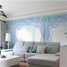 客厅背景墙壁纸无纺布墙纸家装主材浪漫电视简约特价温馨