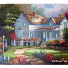 【优质】精美托马斯纯手绘油画现代时尚家居装饰画酒店别墅壁画