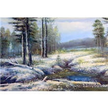 【可靠品质】纯手绘风景油画酒店会所别墅配画家居壁画