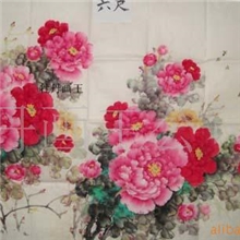 供应字画国画写意牡丹-六尺牡丹