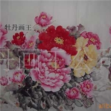 供应字画国画写意牡丹(图)-莫林三尺牡丹