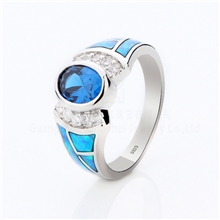 珠宝加工澳宝饰品925银欧美明星戒指100%925银饰品