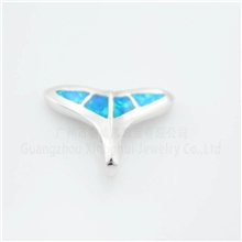 【厂家直销】首饰加工外贸首饰925银澳宝吊坠珠宝设计