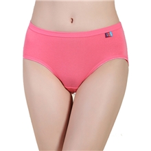 纯棉女士内裤批发无痕中腰纯色莱卡棉全棉大码胖mm女三角内裤