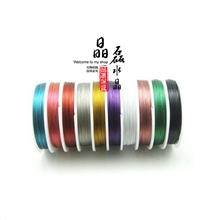 晶磊正品项链线/钢丝线/铜丝串珠引针/手链引线针水晶珠宝饰品线