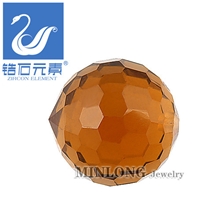 梧州人工宝石直销立体球形水晶玻璃石CZ-1224