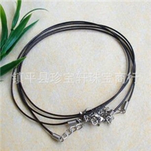 供应韩国进口黑色项链挂绳