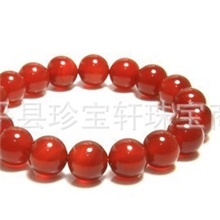 供应正品天然玛瑙8-18mm珠子玛瑙手链批发
