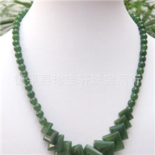 正品青玉项链批发/正宗台湾青玉项链首饰批发