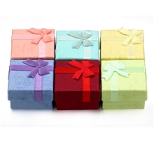 韩版时尚首饰盒子批发正方形多色单戒指盒戒指盒HH113