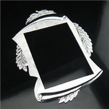 正品保证千足银纯银相框专业定做生产手工加工银器工艺品