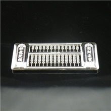 正品保证千足银A999算盘【祥龙聚福】30克直销定制