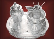 洛阳银光供应纯银茶具，纯银制品，金银器