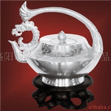 供应纯银茶壶，银茶壶，银茶具，银茶具，银器