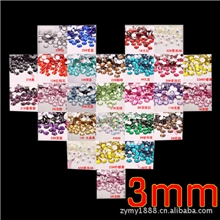 3MM一包一万链接2优质14切面手机美甲贴钻仿奥钻琉璃钻树脂钻