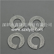 厂家生产加工钻石耳机盖时尚闪亮