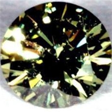 天然钻石裸钻圆形绿钻批发