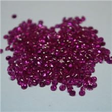 天然红宝钻石车工批发供应