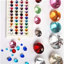 厂家供应尖底平底亚克力钻塑料仿台钻服装辅料