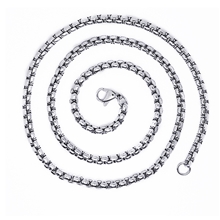 环环相扣男士项链钛钢项链韩版时尚个性潮型男士配饰饰品