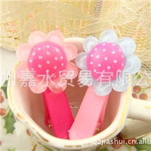 批发韩国版发头饰品儿童宝宝树脂太阳花塑料发夹发卡边夹抓夹