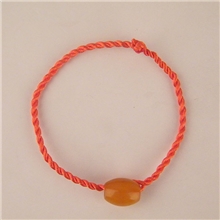 本命年树脂仿玉转运珠幸运红绳手链批发淘宝赠品地摊热卖
