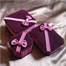 高档蝴蝶结戒指盒吊坠项链盒手镯盒