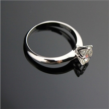 精品钻戒第三代SONA钻幸福经典六爪I-J色精工925银戒指