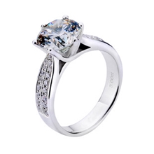 第三代精品SONAQ钻戒925银戒指闪耀夺目系列银饰批发