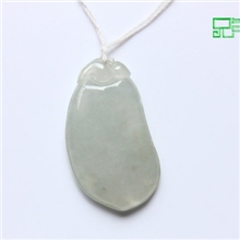 兄弟翡翠00954冰种树叶如意福瓜挂件天然玉器缅甸A货吊坠特价批发
