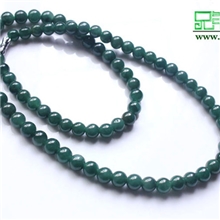 兄弟翡翠老坑冰糯种油青翡翠a货项链缅甸玉器厂家批发T0037