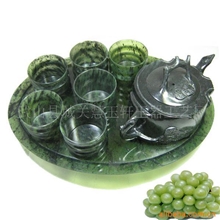 供应玉石茶具、礼品西北特产夜光杯功夫茶具