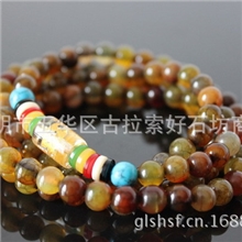 大量批发天然108颗玛瑙佛珠手链水晶手链韩版手链