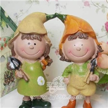 树脂饰品/卡通装饰/厂家直销/牵牛花小花匠SW107A,B,C,D