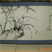 古华夏墨宝斋名人字画许法勤梅兰竹菊尺寸2&times;4