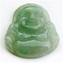 雄飞玉器玉佛弥勒佛大肚佛天然A货缅甸玉