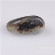 扬州品尚玉器行~皓雅~新疆和田青花籽玉连连有福扬州玉器