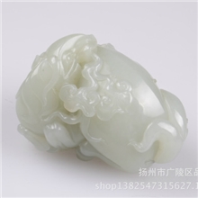 扬州品尚玉器行~新疆和田籽玉马上封侯最低价销售哦