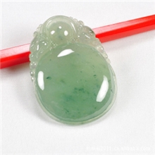 深深美翡翠翡翠批发翡翠零售2582冰种满绿翡翠双龙护主吊坠