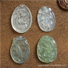 供应玉石岫玉生肖12生肖玉石生肖玉龙猪