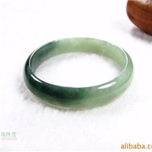 翡翠手镯天然A货瓜绿翡翠贵妃玉镯子52.8mm