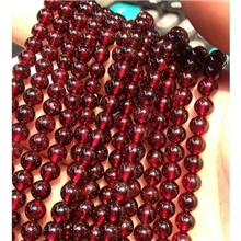 美容养颜批发AAA天然石榴石圆珠半成品5MM