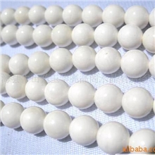 批发天然水晶批发供应天然白砗磲圆珠半成品8MM散珠